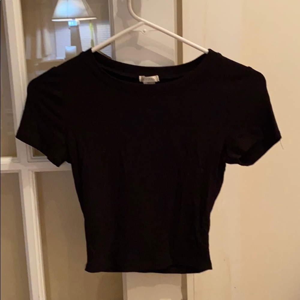 Black Crop Top